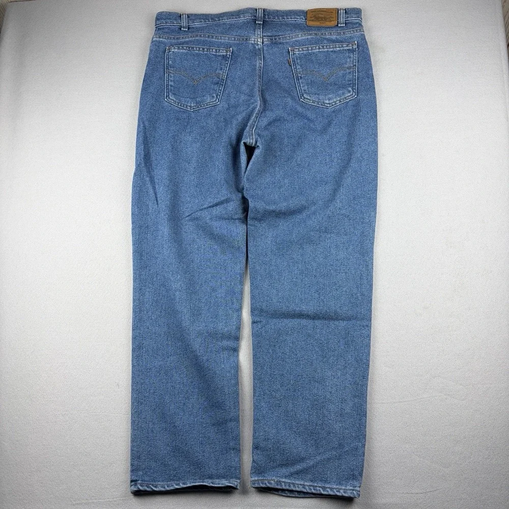 Vintage 1998 Levi's 540 Orange Tab Jeans Men's 40x30 Made in USA Relaxed Fit